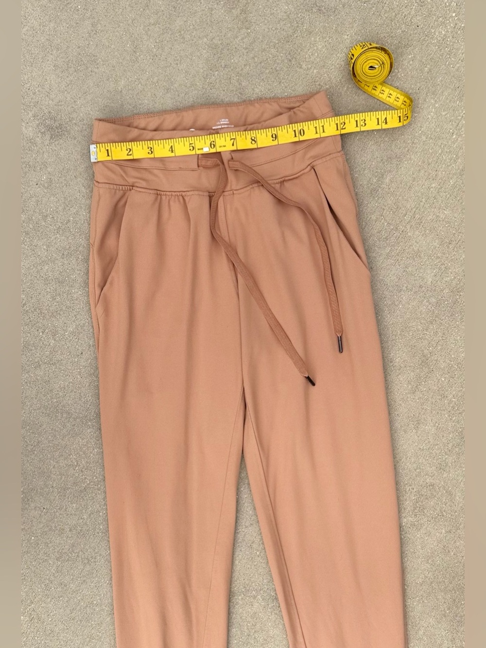 ZYIA Active Ascend Peach Pocket Joggers High Waist Soft Stretch Knit Cabincore S - Picture 8 of 14